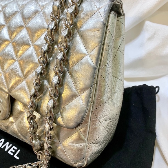 ❌SOLD❌💯Authentic Chanel Single Flap Jumbo - Picture 3 of 16